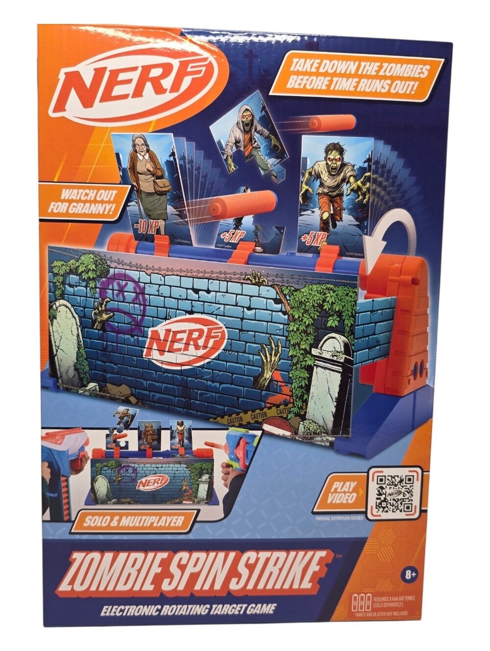 Nerf Zombie Spin Strike Electronic Rotating Target Game